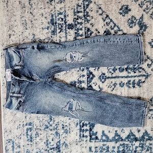 Girls Abercrombie detressed jeans